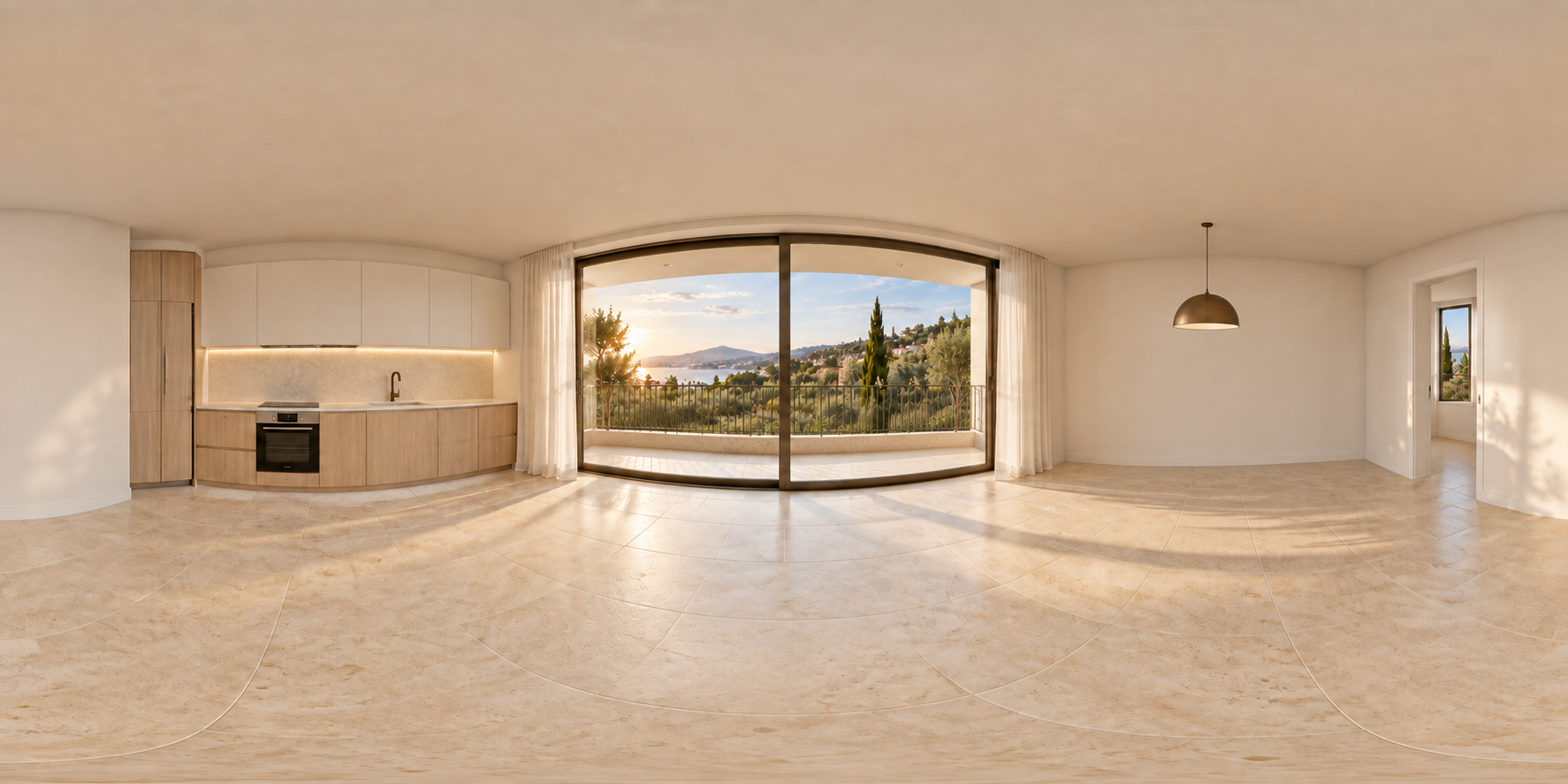 Apartman — Mutfak · eşyasız