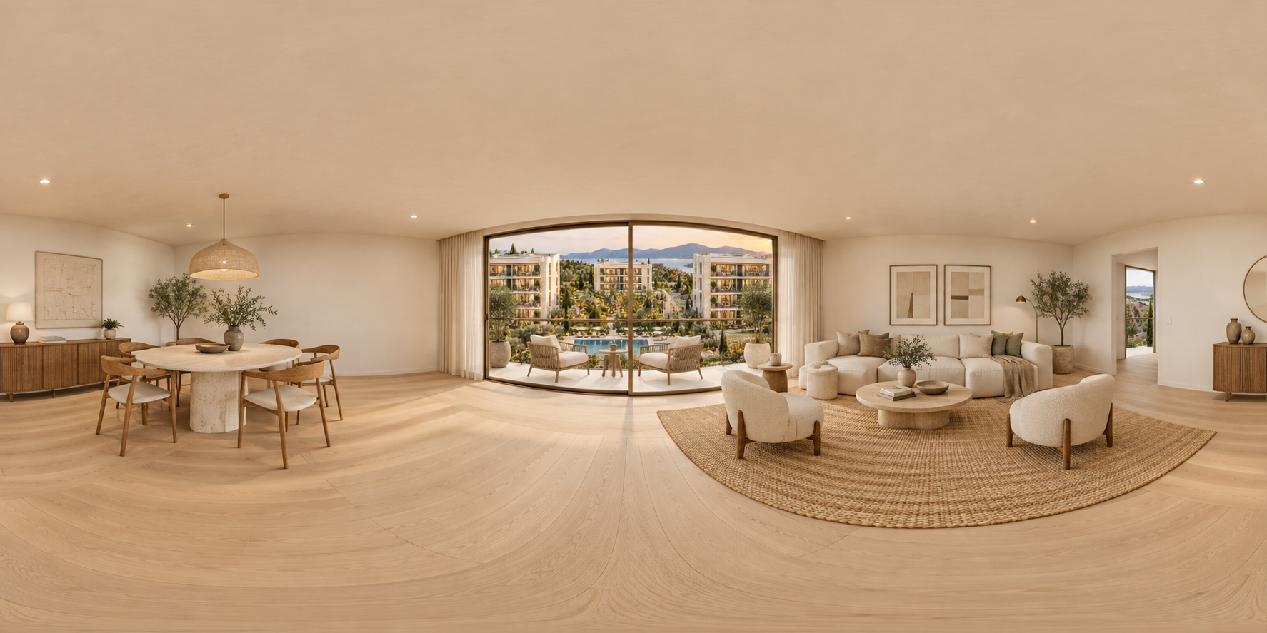 Havuzlu Site — Salon · eşyalı