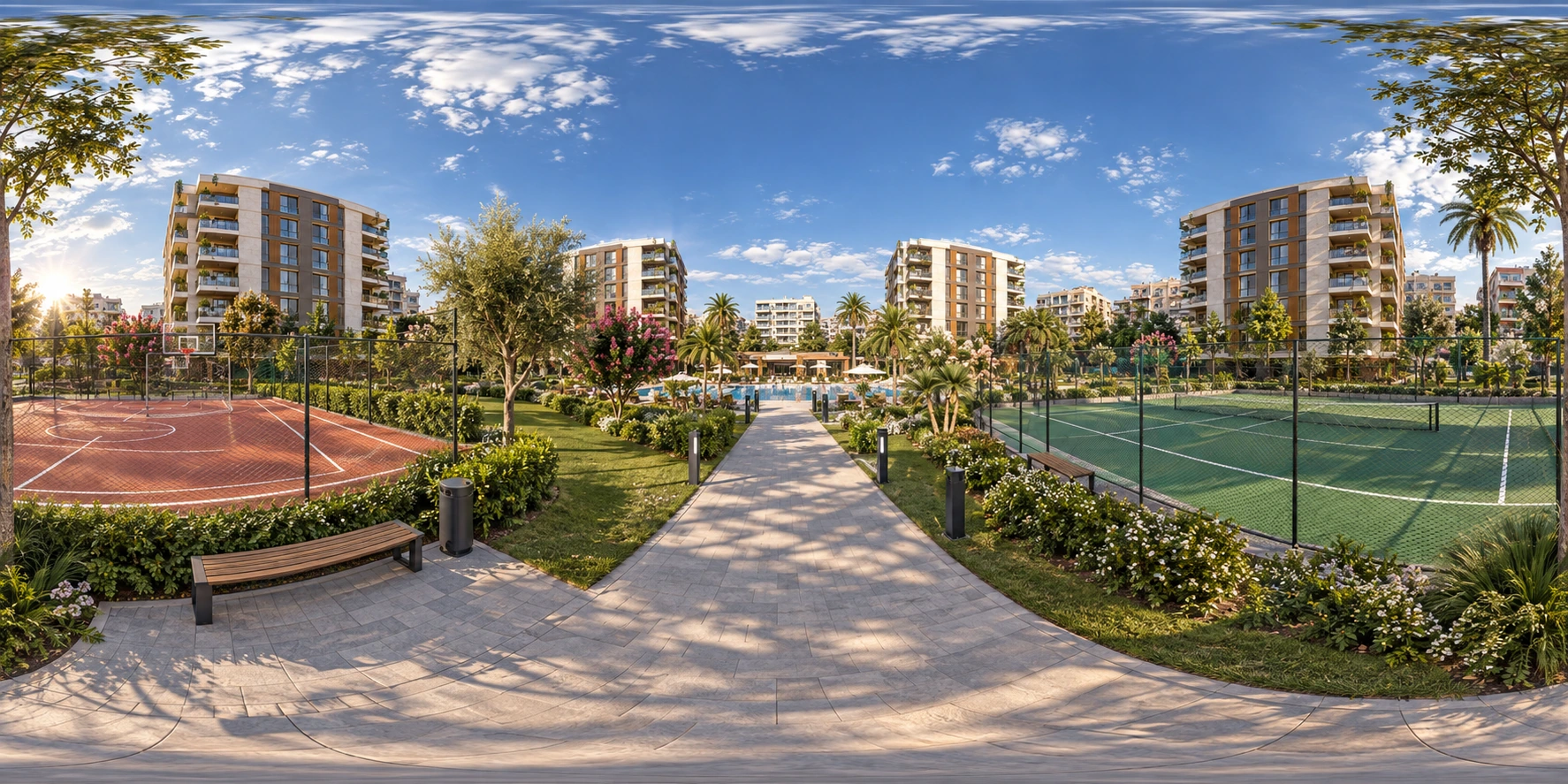 Koru Park — Spor alanları